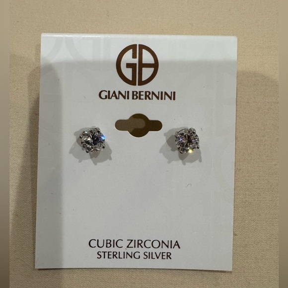 Giani Bernini Jewelry - Giani Bernini Sterling Silver Cubic Zirconia Earrings NWT
